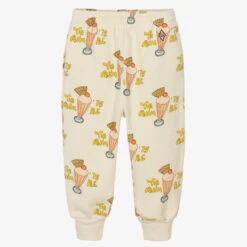 The Animals Observatory Ivory Ice Cream Cotton Joggers