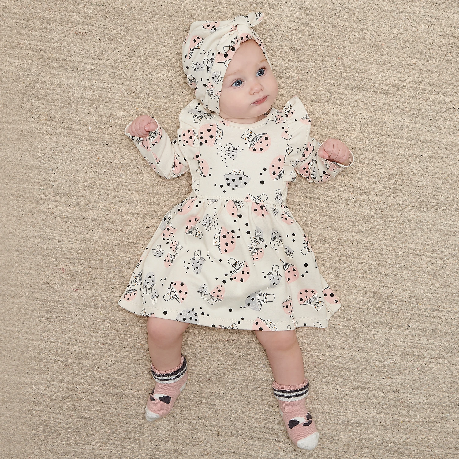 The Bonnie Mob Pink Cotton Panda Socks 2 The Bonnie Mob Pink Cotton Panda Socks - Image 2