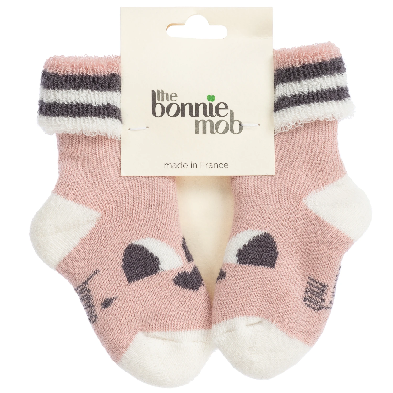 The Bonnie Mob Pink Cotton Panda Socks 3 The Bonnie Mob Pink Cotton Panda Socks - Image 3