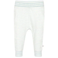 The Little Tailor Blue Striped Baby Leggings
