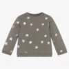 The Little Tailor Girls Grey Cotton Sweatshirt