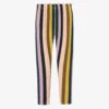 The Middle Daughter Girls Blue Stripe Leggings