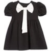 The Tiny Universe Black 'Tiny Chapel' Cotton Jersey Dress