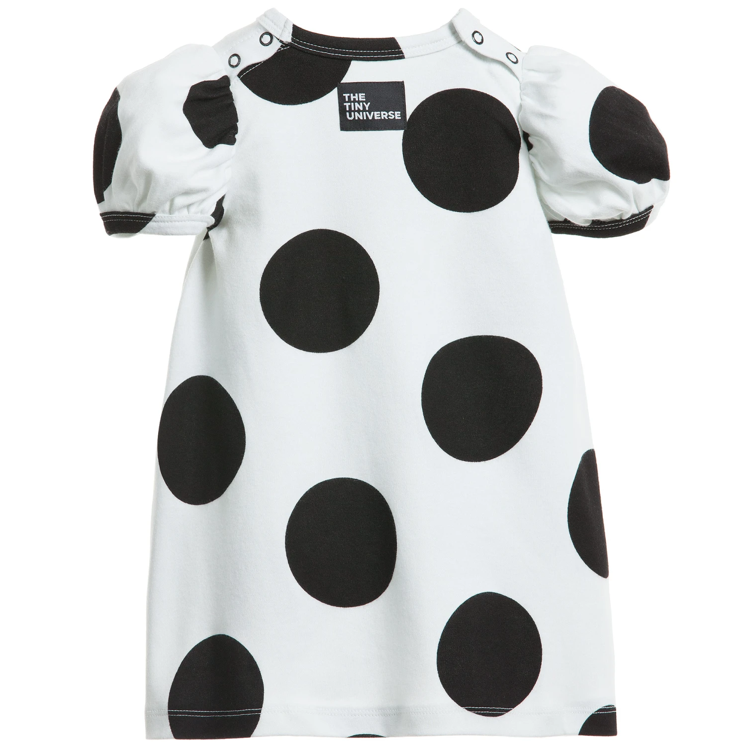 The Tiny Universe Ivory 'The Tiny Dot' Jersey Dress 3 The Tiny Universe Ivory 'The Tiny Dot' Jersey Dress - Image 3