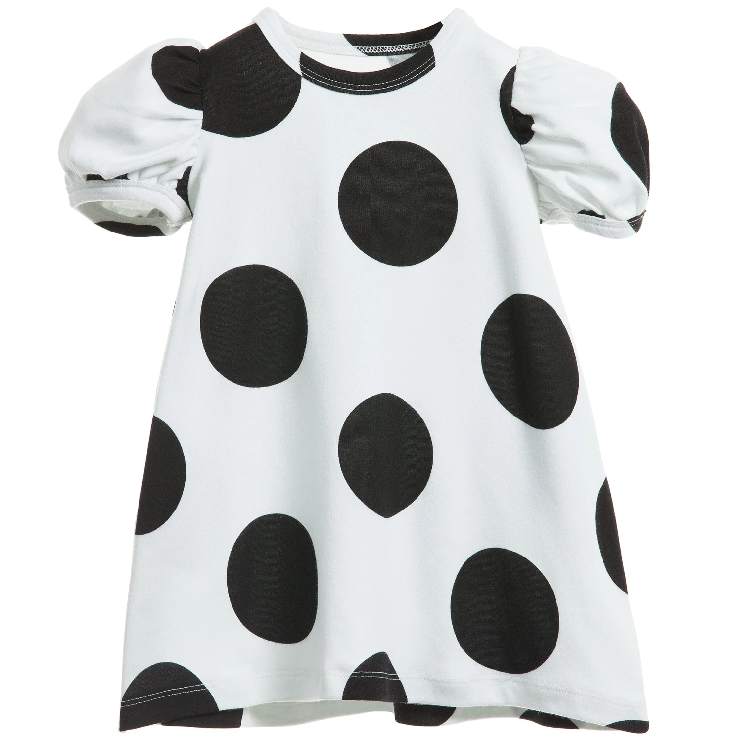 The Tiny Universe Ivory 'The Tiny Dot' Jersey Dress 1 The Tiny Universe Ivory 'The Tiny Dot' Jersey Dress