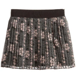 Trussardi Girls Green Pleated Skirt