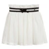 Trussardi Girls White Chiffon Skirt