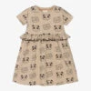 Turtledove London Beige Organic Cotton Dress