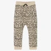 Turtledove London Beige Organic Cotton Joggers