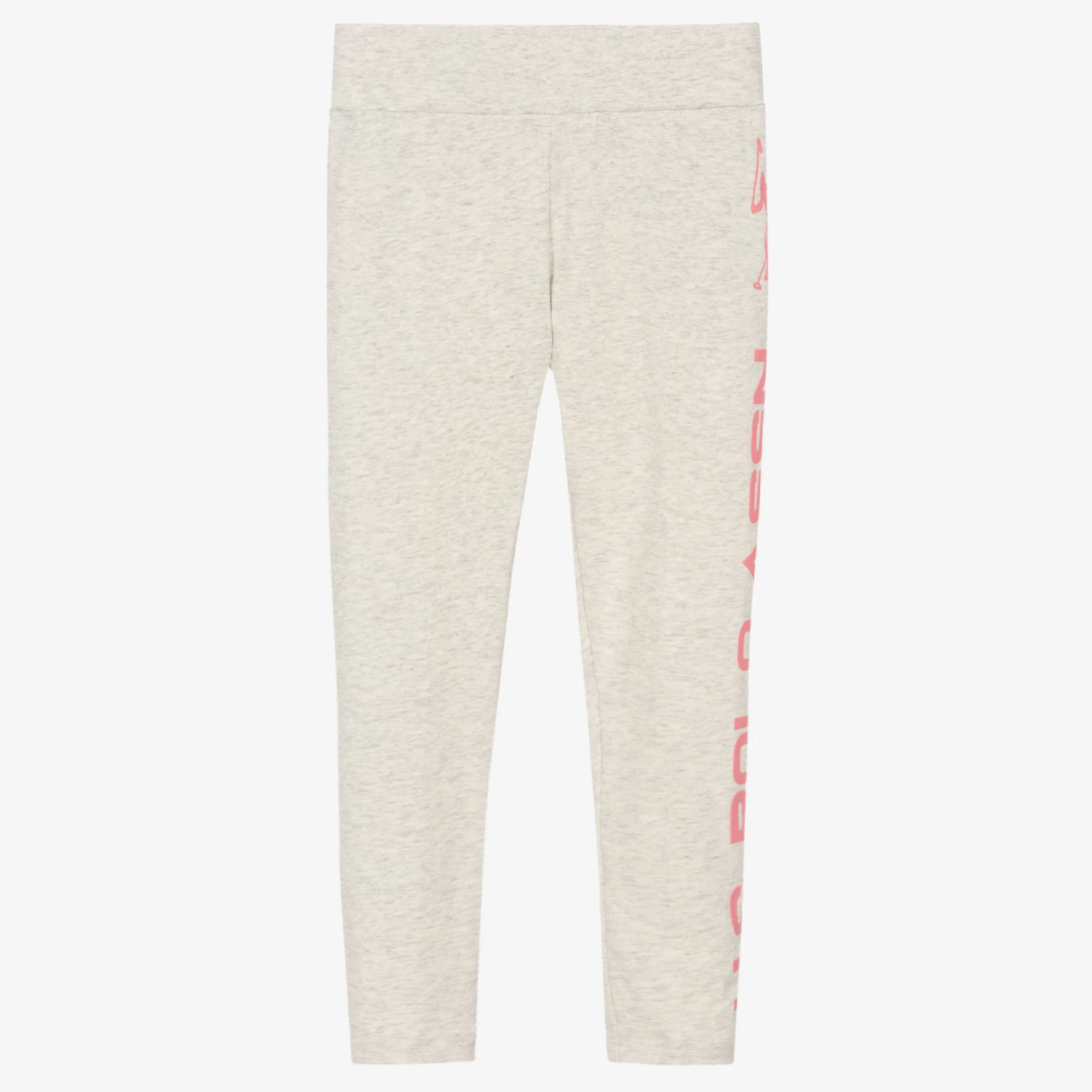 U.S. Polo Assn. Girls Grey Cotton Leggings 1 U.S. Polo Assn. Girls Grey Cotton Leggings