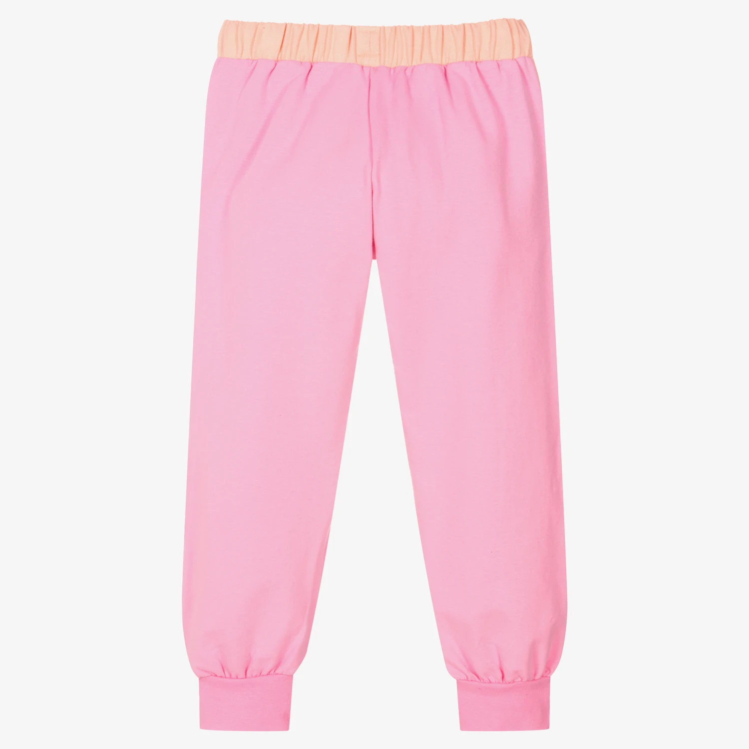 Wauw Capow By Bangbang Girls Pink & Green Joggers 3 Wauw Capow By Bangbang Girls Pink & Green Joggers - Image 3