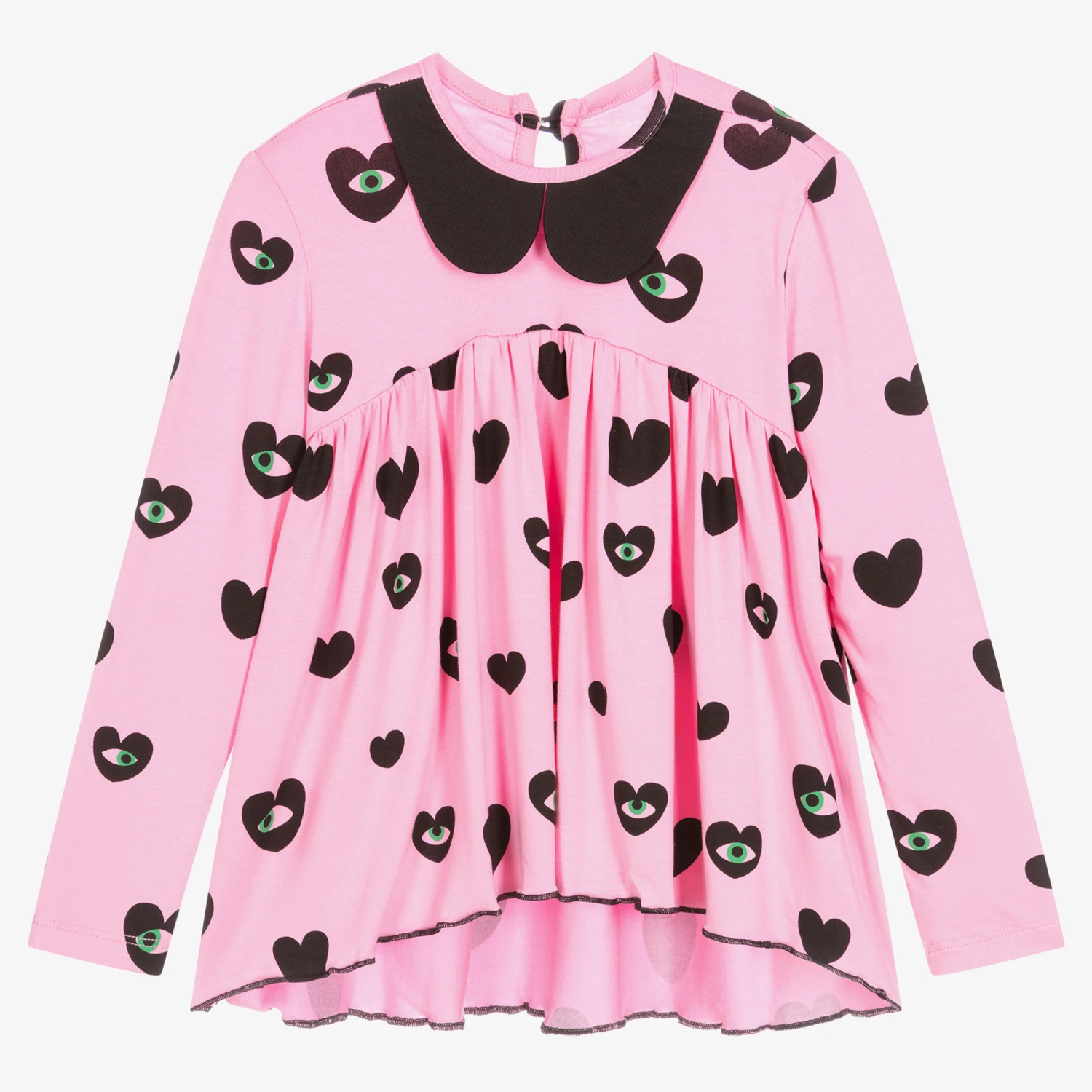 Wauw Capow By Bangbang Girls Pink Heart Top 1 Wauw Capow By Bangbang Girls Pink Heart Top