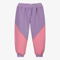 Wauw Capow By Bangbang Girls Purple & Pink Joggers