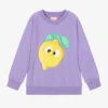 Wauw Capow By Bangbang Lilac Purple Lemon Sweatshirt