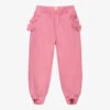 Wauw Capow By Bangbang Pink Organic Cotton Joggers