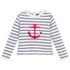 Week-end à La Mer Blue & White Striped Sweater