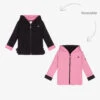 Week-end à La Mer Girls Reversible Zip-Up Top