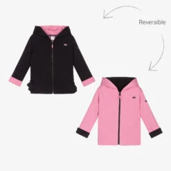 Week-end à La Mer Girls Reversible Zip-Up Top