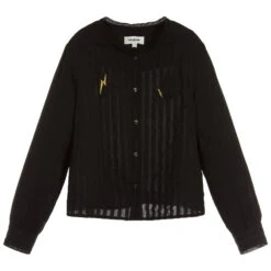 Zadig & Voltaire Zadig&Voltaire Girls Black Silk Blouse