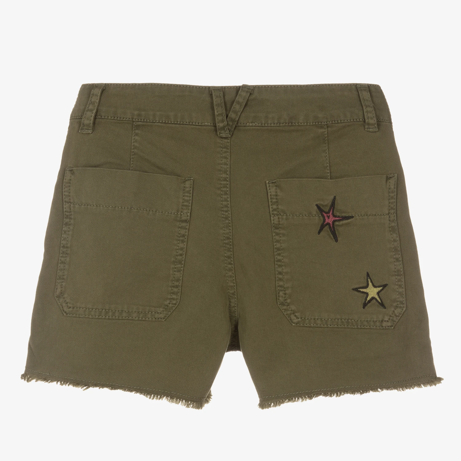 Zadig & Voltaire Zadig&Voltaire Girls Green Cotton Shorts 2 Zadig & Voltaire Zadig&Voltaire Girls Green Cotton Shorts - Image 2
