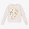 Zadig & Voltaire Zadig&Voltaire Girls Pink Cotton Rock & Roll Sweatshirt