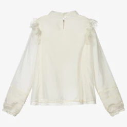 Zadig & Voltaire Zadig&Voltaire Ivory Cotton Blouse -Deals Whimsy Collection Store zadig voltaire kids ivory cotton blouse 408626 a0380dbf2efca886a6cddf6cb37a82c89e0006cc